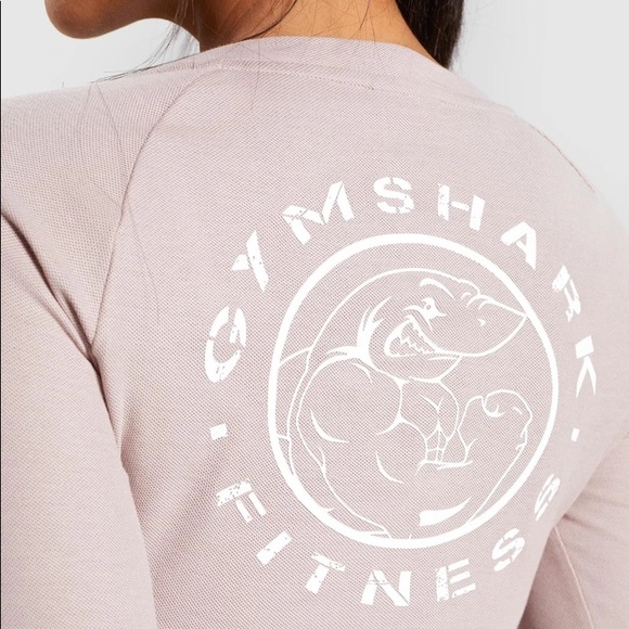 Legacy Fitness Long Sleeve Crop Top in Taupe - Picture 11 of 11